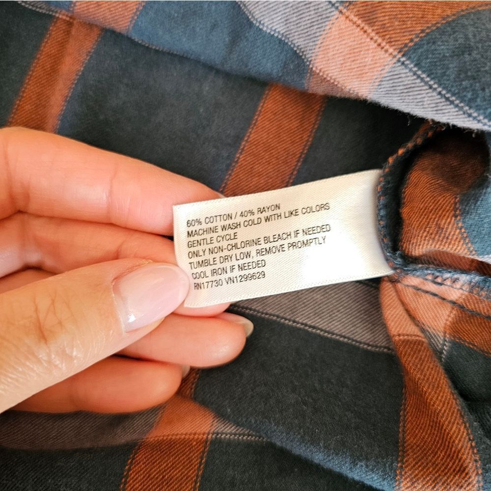 Plaid Button-Up Shirt - Picture 8 of 8